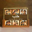 Axyaa Custom 3D Acrylic Lamp with Photo Text Night Light Gift