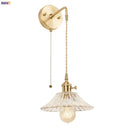 Axyaa Minimalist LED Wall Lamp with Pull Chain Switch
