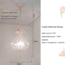 Axyaa Crystal Rose Chandelier for Princess Bedroom