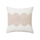 Nordic Style Beige Loop Cushion Covers for Home Decor by Axyaa