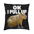 Axyaa Capybara Home Cushion Cover - Nordic Throw Pillow Cover