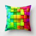 Axyaa Geometric Animal Rainbow Pillow Case for Home Decor 45X45CM