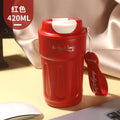 Axyaa Insulated Stainless Steel Outdoor Coffee Cup for Students, High Beauty, Car, Gift