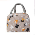 Axyaa Cartoon Kids Lunch Bag Waterproof Insulated Tote with Aluminum Film