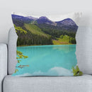 Axyaa Mountain Forest Lake Sofa Cushion Cover