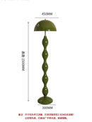 Axyaa Cream Wind Mushroom LED Floor Lamp for Modern Home Decor