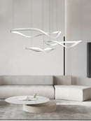 Axyaa Minimalist Nordic LED Chandelier for Modern Living Room
