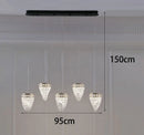 Axyaa Crystal Chandeliers: Modern Indoor LED Ceiling Lighting