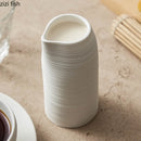 Axyaa Ceramic Gravy Boat Milk Jug Seasoning Pot Creative Restaurant Tool