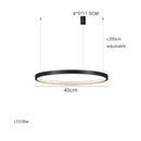 Axyaa Circular Pendant Light: Italian Living Room, Nordic Restaurant Style