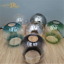 Axyaa Glass Magic Bean Pendant Lights with Concave Glass Shade - D12cm to D18cm