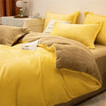 Axyaa Winter Warm Flannel Duvet Cover - Double King Queen Twin Bedding Comforter Case