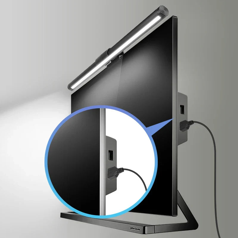 Axyaa RGB LED Monitor Hanging Light Bar for Computer Desk Lamps
