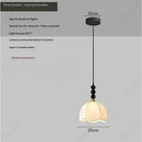 Axyaa LED Fabric Lampshade Chandelier for Home Decor Lighting