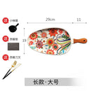 Axyaa Nordic Butterfly Ceramic Salad Bowl with Handle, Home Fruit Bowl