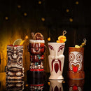 Axyaa Tiki Zombie Cocktail Glass, Creative Ceramic Bar Cup, Large Beer Mug, Skeleton Design
