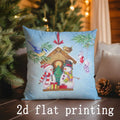 Cute Animal & Santa Pillows Pattern Cushion Cover for Axyaa - Sofa, Bedroom, Car