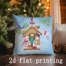Cute Animal & Santa Pillows Pattern Cushion Cover for Axyaa - Sofa, Bedroom, Car