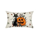 Axyaa Halloween Pumpkin Pillow Cover Fun and Simple Design