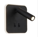 Axyaa Modern LED Wall Sconces, 350° Swivel, Up Downlight, 6500K White and 3000K Light