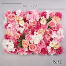 Axyaa Silk Floral Wedding Decor Petal Flower Wall Party Backdrop Display