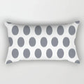 Axyaa Nordic Grey White Geometric Square Pillowcase for Home Decor