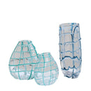 Axyaa Geometric Mesh Glass Vase - Home Decoration Terrarium & Hydroponics
