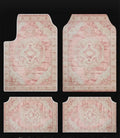 Axyaa Bohemian Style Car Foot Mat Home Rug Set Anti-slip American Retro Rugs