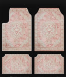 Axyaa Bohemian Style Car Foot Mat Home Rug Set Anti-slip American Retro Rugs