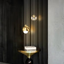 Axyaa Crystal LED Double Head Chandelier for Home Decor