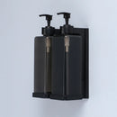 Axyaa Wall Mount Manual Press Shampoo & Shower Gel Dispenser Set