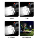 Axya Ultimate USB Rechargeable LED Flashlight: Super Bright & Waterproof Outdoor Torch