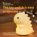 Dino Silicone Night Light by Axyaa: USB Rechargeable, Timer, Kids Room Decor