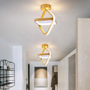 Axyaa Golden LED Ceiling Lamps for Home Decor Aisle Corridor Light Balcony