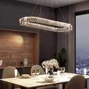 Axyaa Crystal Chandeliers: Modern LED Ceiling Lights for Living Room