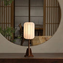 Axyaa Vintage Solid Wood Chinese Style Floor Lamp for Living Room & Bedroom