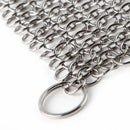 Axyaa Cast Iron & Stainless Steel Cleaner Brush Scrubber Pad Kitchen Gadget