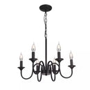 Axyaa Rustic Iron Candle Chandelier for Home, Kitchen, Living Room, Dining Room, Hotel