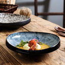 Axya Ceramic Salad Plates Soup Bowls Set for Restaurant Dining