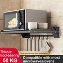 Axyaa Perforated Oven Holder Shelf Bracket for Kitchen Organization