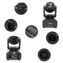 Axyaa RGBW Moving Head Beam Light for Stage, Party, Concert, Church - Professional Quality