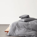 100% Cotton Striped Print Duvet Cover Set with Pillowcase - Axyaa Brand