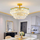 Axyaa Crystal Light Chandelier for Living Room, Bedroom, and Dining Room