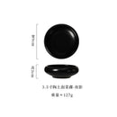 Axyaa Ceramic Sauce Plate Set - Japanese Style Coarse Pottery Small Dish