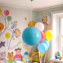 Axyaa Glass Lollipop LED Pendant Light for Children's Room and Home Bedroom