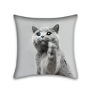 Axyaa Cute Cat Anime Pillowcase 45x45cm Home Office Decoration