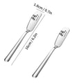 Axyaa Stainless Steel Cheese Butter Knife Set of 2/4 Spreader Kitchen Gadgets