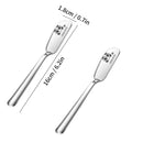 Axyaa Stainless Steel Cheese Butter Knife Set of 2/4 Spreader Kitchen Gadgets