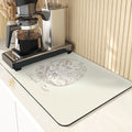 Easter Rabbit Print Kitchen Drying Mat Set by Axyaa