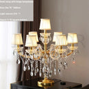 Axyaa Crystal Floor Lamp: Modern Luxury LED Fixture for Bedroom, Living Room & Villa Art